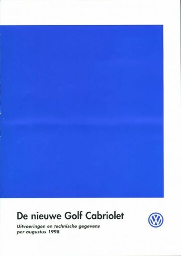 Brochures Volkswagen Golf - Folders