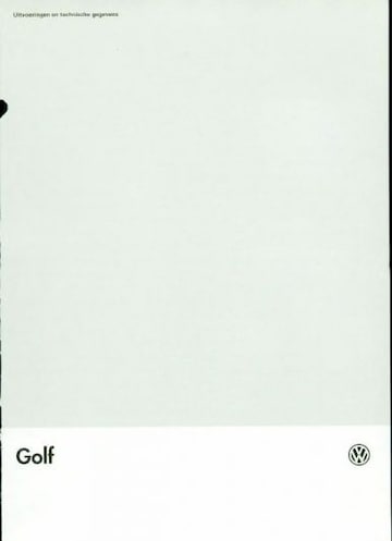Brochure Volkswagen Golf