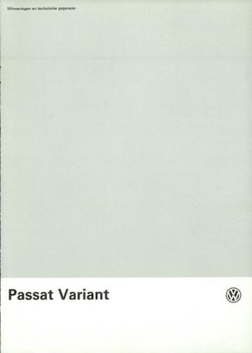 Brochures Volkswagen Passat - Folders