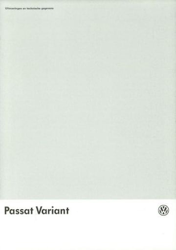 Brochures Volkswagen Passat - Folders