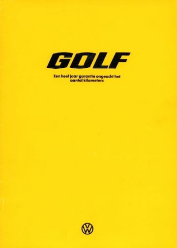 Brochures Volkswagen Golf - Folders