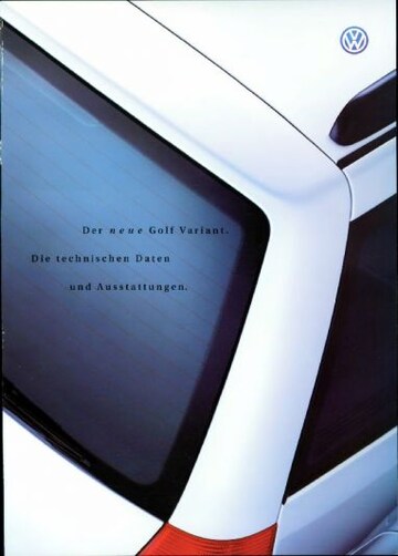 Brochures Volkswagen Golf - Folders