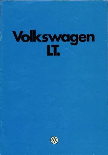 Brochures Volkswagen LT - Folders