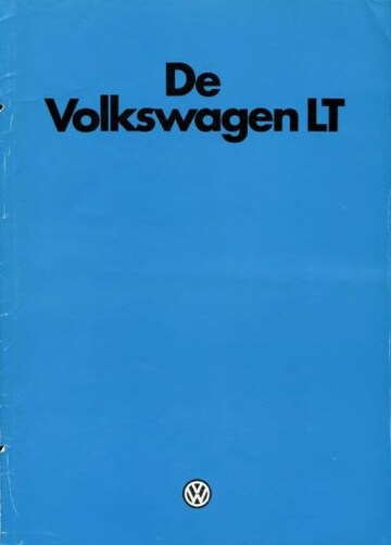 Brochures Volkswagen LT - Folders