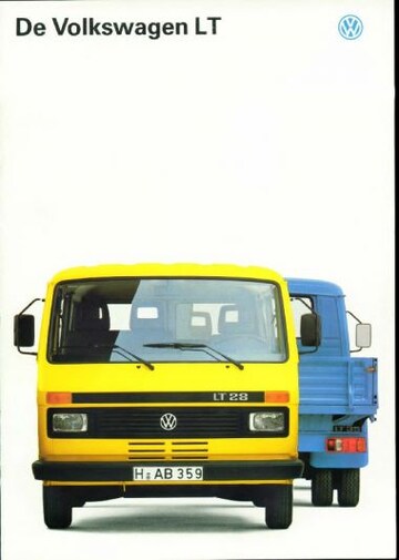 Brochures Volkswagen LT - Folders