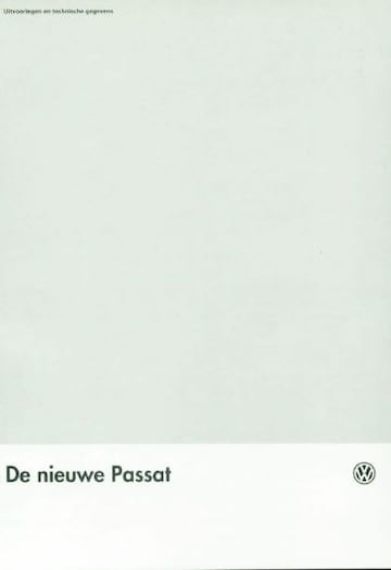 Brochures Volkswagen Passat - Folders