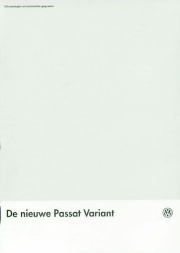 Brochures Volkswagen Passat - Folders