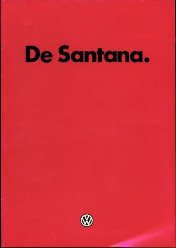 Brochure Volkswagen Santana