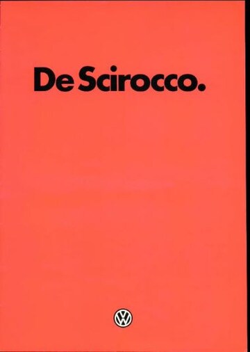 Brochures Volkswagen Scirocco - Folders