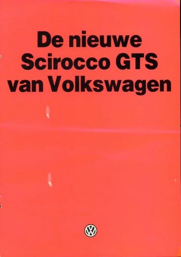 Brochures Volkswagen Scirocco - Folders