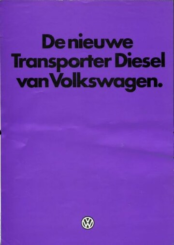 Brochures Volkswagen Transporter - Folders