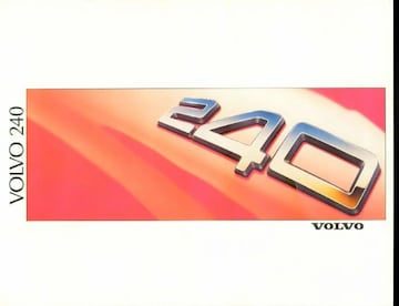 Brochures Volvo 240 - Folders