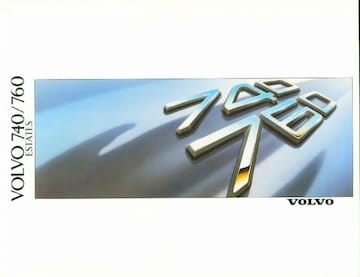 Brochures Volvo 740 - Folders