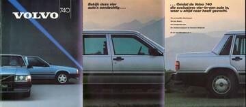 Brochures Volvo 740 - Folders