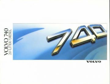 Brochures Volvo 740 - Folders