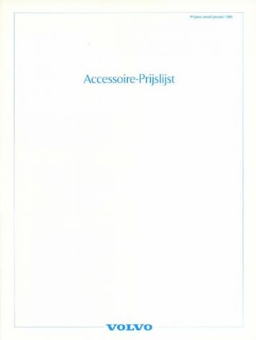 Brochures Volvo 960 - Folders