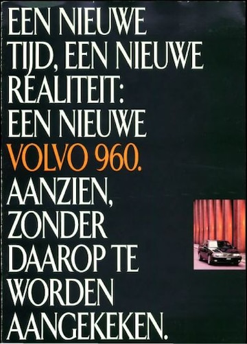 Brochures Volvo 960 - Folders