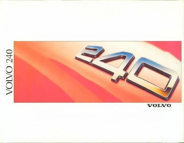 Brochures Volvo 240 - Folders