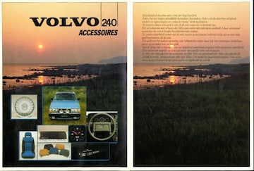 Brochures Volvo 240 - Folders