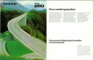Brochures Volvo 260 - Folders