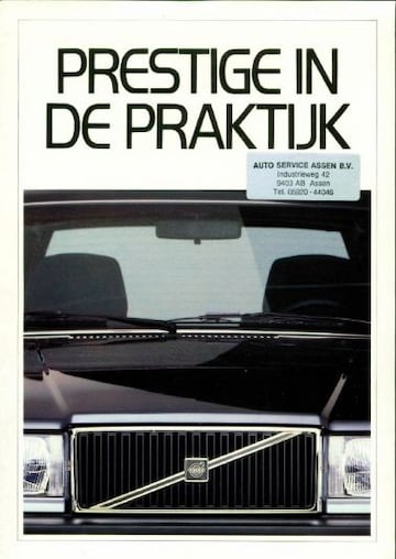 Brochures Volvo 740 - Folders