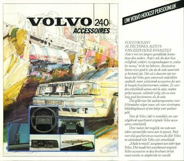 Brochures Volvo 240 - Folders