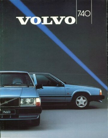 Brochures Volvo 740 - Folders