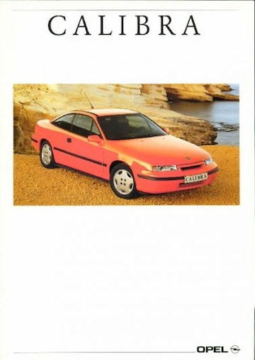 Brochures Opel Calibra - Folders
