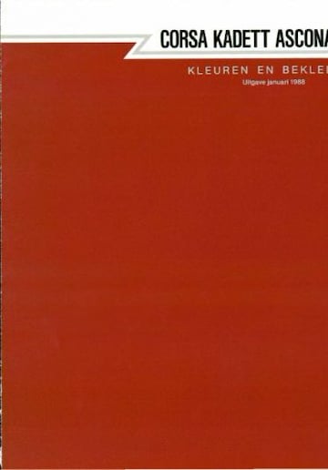 Brochures Opel Corsa - Folders