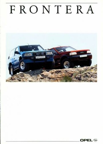 Brochures Opel Frontera - Folders