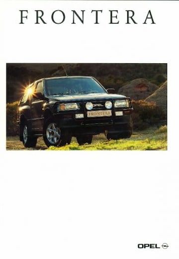 Brochure Opel Frontera