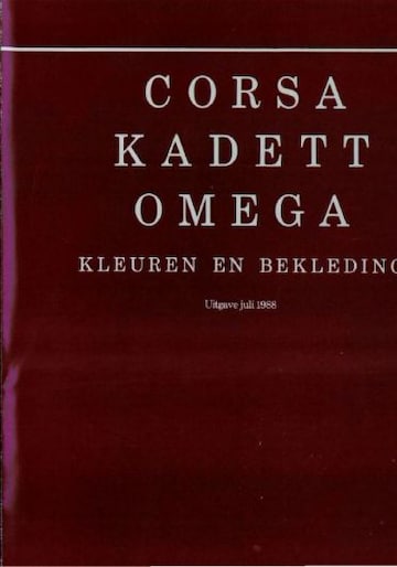 Brochures Opel Corsa - Folders