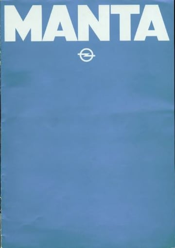 Brochures Opel Manta - Folders