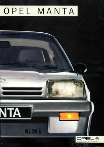 Brochures Opel Manta - Folders