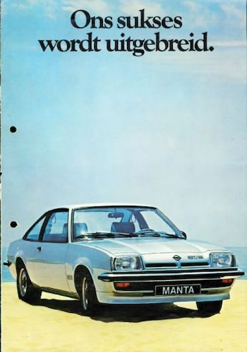 Brochures Opel Manta - Folders