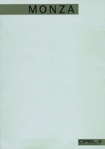 Brochure Opel Monza