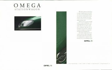 Brochures Opel Omega - Folders