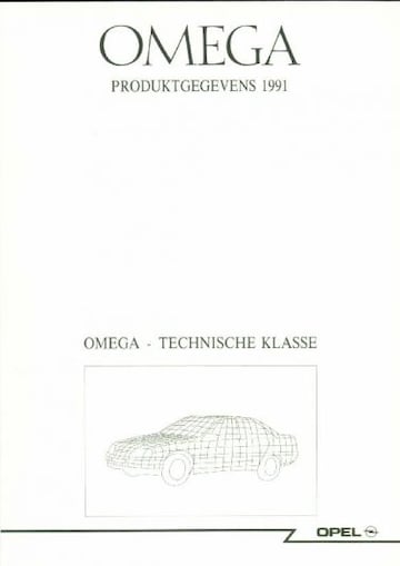 Brochures Opel Omega - Folders