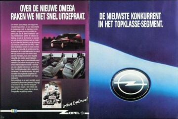 Brochures Opel Omega - Folders