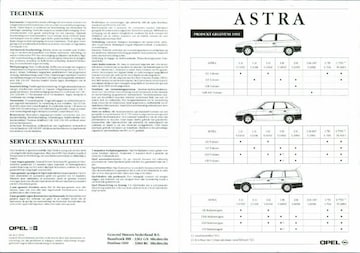 Brochures Opel Astra - Folders