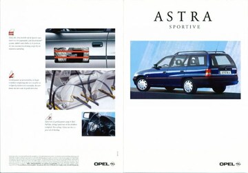 Brochures Opel Astra - Folders