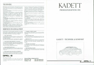 Brochures Opel Kadett - Folders