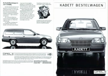 Brochures Opel Kadett - Folders