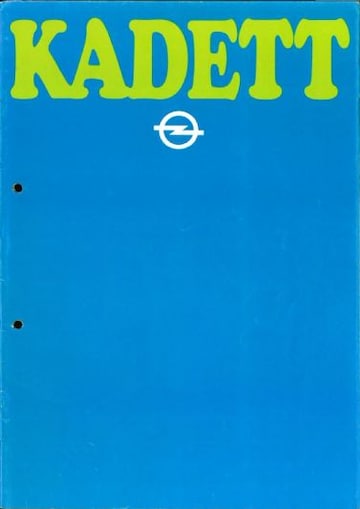 Brochures Opel Kadett - Folders