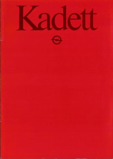 Brochures Opel Kadett - Folders