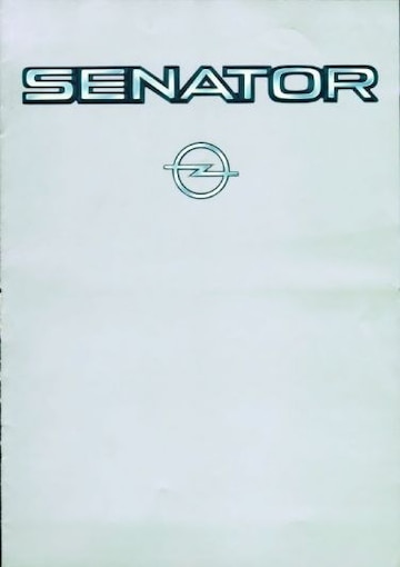 Brochures Opel Senator - Folders