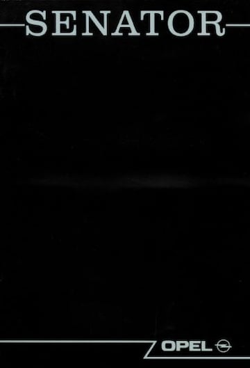 Brochures Opel Senator - Folders