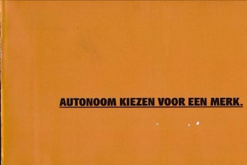 Brochures Opel Vectra - Folders