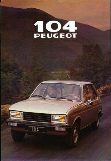 Brochures Peugeot 104 - Folders