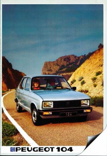 Brochures Peugeot 104 - Folders